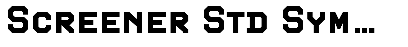 Screener Std Symbols